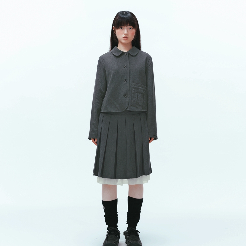 Coyseio Ribbon Jacket Grey